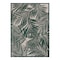 World Rug Gallery Contemporary Palm Leaf Textured Flat Weave Indoor/Outdoor Area Rug 5' x 7' Green 118GREEN5X7 - alternate 5
